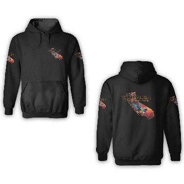 Discover California Wildlife - hummingbird 3D Hoodies