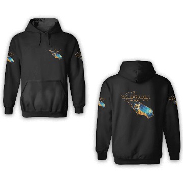 Discover California Wildlife - mountain lion 3D Hoodies
