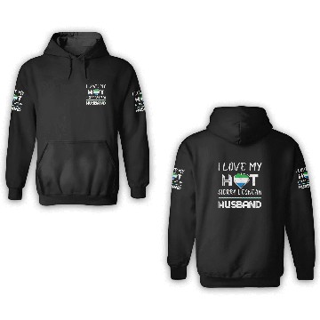 Discover Hot Sierra Leonean Husband Love 3D Hoodies