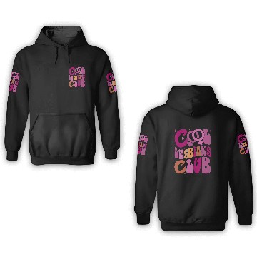 Discover Cool Lesbians Club Cool Pride Club Pride 3D Hoodies