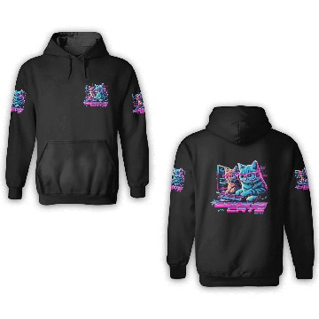 Discover Coding Cats Programmer 3D Hoodies
