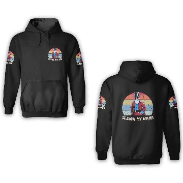 Discover Vintage Retro Santa Cowboy 3D Hoodies