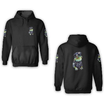 Discover Chameleon policewoman 3D Hoodies
