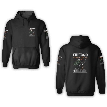 Discover Chicago andersonville clarkstreet 3D Hoodies