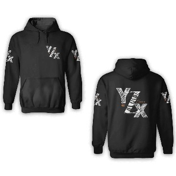 Discover YZX lettering graphic 3D Hoodies