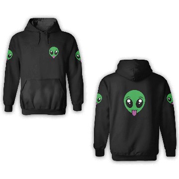 Discover Stay Weird Alien 3D Hoodies