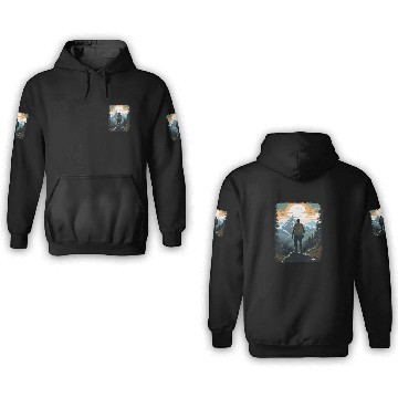 Discover Forest nature trekking adventure 3D Hoodies