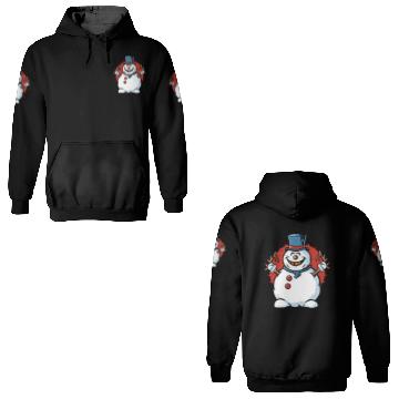 Discover frosty snowman creepy 3D Hoodies