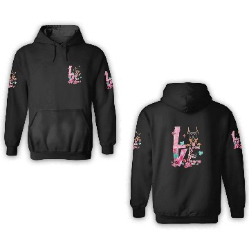 Discover Doberman Dog I Love My Dog Valentines Day 3D Hoodies