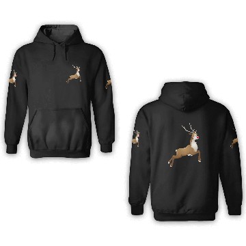 Discover reindeer 3D Hoodies