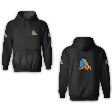 Discover Sea Creature Seafood Shells Hermit Crab Lover 3D Hoodies