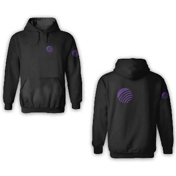 Discover homelon purple dot 3D Hoodies