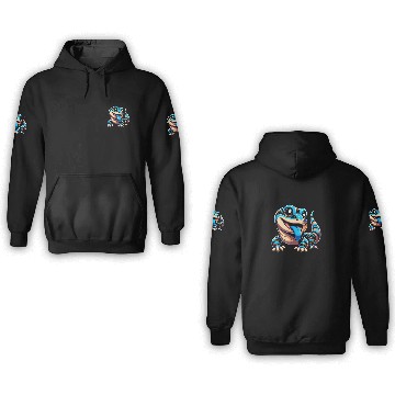 Discover Lizard Collector Reptile Lover Blue Tongue Skink 3D Hoodies