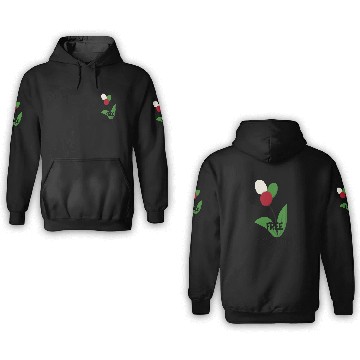 Discover Free Palestine,Flag-colored rose ,watermelon color 3D Hoodies