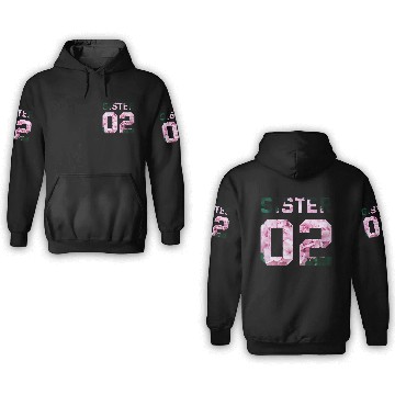 Discover COUPLE FLOWER SISTER 02 3D Hoodies