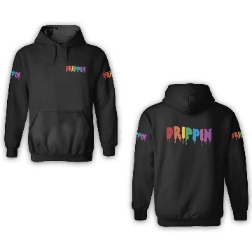 Discover Drip Colorful Rainbow Hip Hop Dripg Sauce 3D Hoodies
