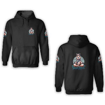 Discover Yoga-Llama Serenity 3D Hoodies
