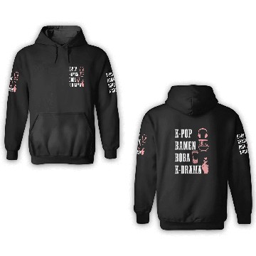 Discover K-Pop Fan Gift Korean Music K-Drama 3D Hoodies