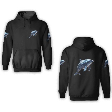 Discover Geometric Style Dolphin 3D Hoodies