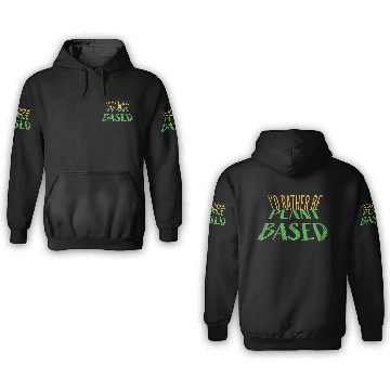 Discover I d rather be plant based vegetarian lifestyle 3D Hoodies