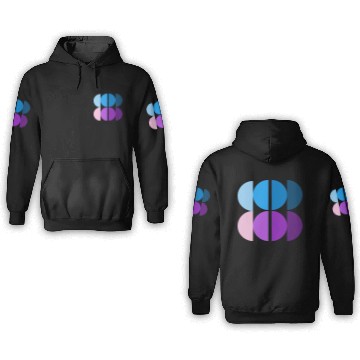 Discover Blueberry Mirage 3D Hoodies