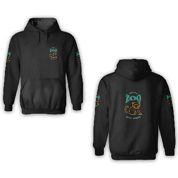 Discover Life is a Zoo Stay Weird 3D Hoodies