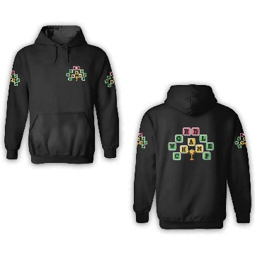 Discover Wordle Champ 3D Hoodies