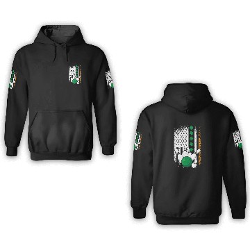 Discover Irish Road Bowling 3D Hoodies