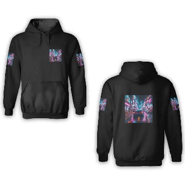 Discover Vaporwave Tokyo 3D Hoodies