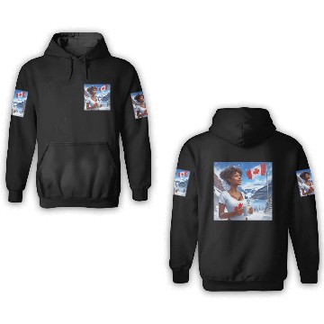 Discover Canadian Winter Snow in Banff Canada 3D Hoodies