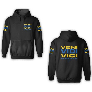 Discover Veni Vidi Vici Slava Ukraini 3D Hoodies