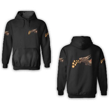 Discover Bitcoin dragon 3D Hoodies