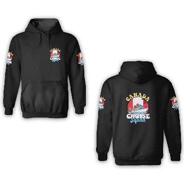 Discover Canada Cruise Squad Family Vacation Trip 3D Hoodies