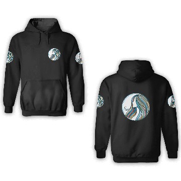 Discover Woman, Spectrum of Serenity 3D Hoodies