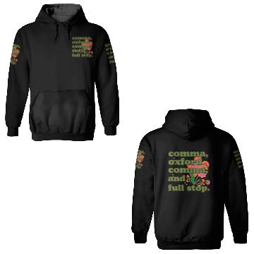 Discover Oxford comma. For grammar students and teachers 3D Hoodies
