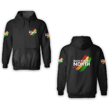 Discover Black History Month, African American Leaders 3D Hoodies