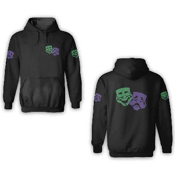 Discover MARDI GRAS MASKS 3D Hoodies