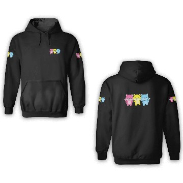 Discover Pansexual Flag Pride Lgbtq Cute Fox 3D Hoodies