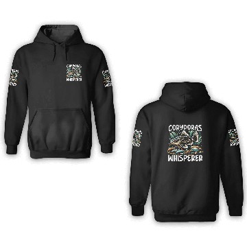 Discover Corydoras Catfish Fish Lover Freshwater Aquarium 3D Hoodies