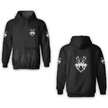 Discover Mystic Alpha Wolf 3D Hoodies