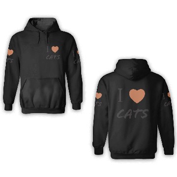 Discover design for cat lovers 3D Hoodies