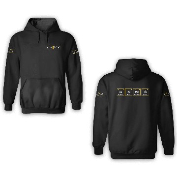 Discover Behemoth Periodic Table Elets Spelling 3D Hoodies