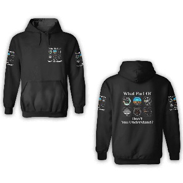 Discover Funny Pilot Art Men Women Aviation Airline Pilot I 3D Hoodies