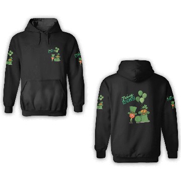 Discover Saint Patrick's Day,Shamrock 3D Hoodies