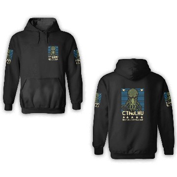 Discover Cthulhu! The Stars are finally right! 3D Hoodies