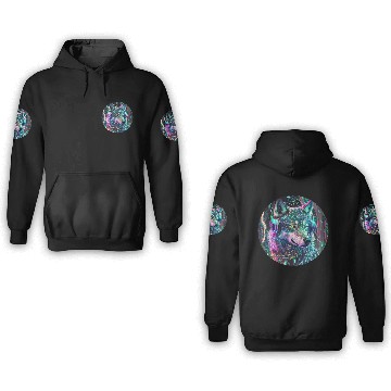 Discover Electric Wilderness Glow 4 3D Hoodies