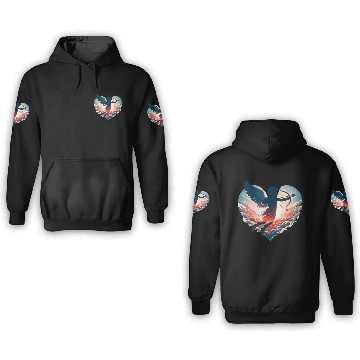 Discover Valentine's Day Cupid shoots straight to the heart 3D Hoodies