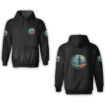 Discover Lets not the planet 3D Hoodies