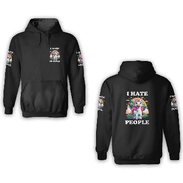 Discover I HATE PEOPLE 3D Hoodies