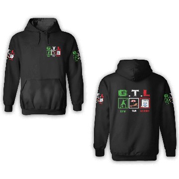 Discover Gym Tan Laundry GTL New Italian Flag apparel 3D Hoodies